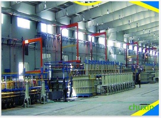 Chaîne de production de galvanoplastie d'anode pour le châssis d'autobus