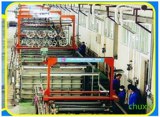 Chaîne de production de galvanoplastie de hub en aluminium du trafic OEM