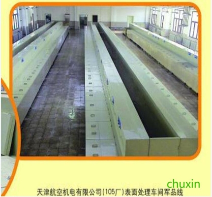 Préparation de surface de galvanoplastie de contrôle de PLC, ISO9000 plaquant la chaîne de production