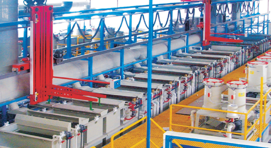 Machine de galvanoplastie industrielle de bras de l'alliage d'aluminium un