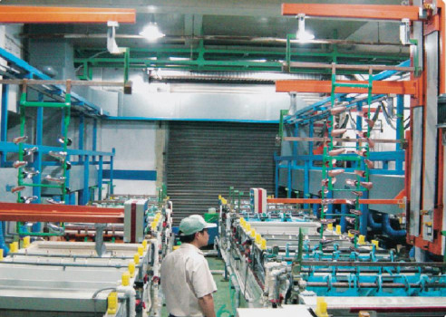 Ligne sanitaire d'automation de plat de garnitures de TOTO