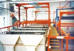 Chaîne de production de marinage et de phosphatage automatique pour la bicyclette