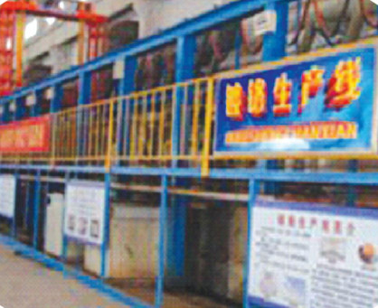 Les lignes de la préparation automatique de plaques ISO9000 nickellent des accessoires de chrome, plaquant la chaîne de production