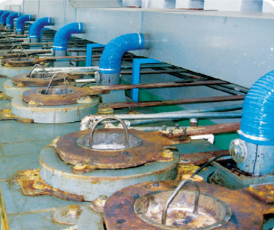 Ligne de production de chrome dur à piston suspendu automatique