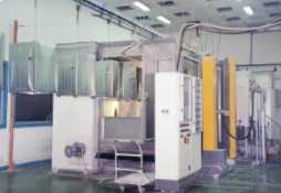 Équipement de pulvérisation de poudre électrostatique d'électrodéposition de baril automatique